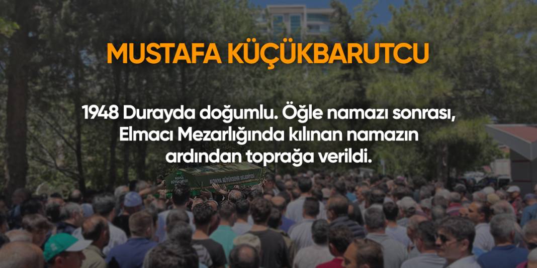 Konya'da bugün vefat edenler | 21 Ekim 2025 4